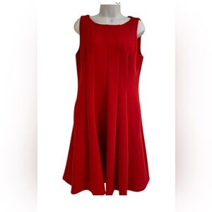 Donna Karan Fit & Flare Sleeveless Dress